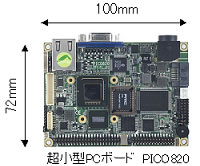 micro PC board PICO820